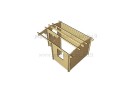Sodo namelis ALPINA plus 4x3m (12m²), 44mm 