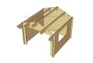 Sodo namelis BRIGHTON 3x3m (9m²), 44mm