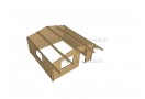 AKCIJA! Sodo namelis FARO 5x5m (25m²), 44mm