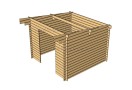 Sodo namelis PAU 3x3m (9m²), 44mm