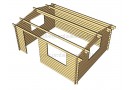 Sodo namelis RUMUS 5x4m (20m²), 44mm