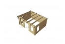 SPECIALI KAINA! Sodo namelis TORINO 5x4m (20m²), 44mm