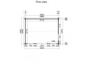 AKCIJA! Sodo namelis CLOCKHOUSE 4x3m (12m²), 44mm