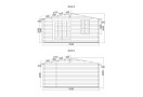 Sodo namelis Milano 5x4m (20m²), 44mm su kambariuku