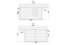 Sodo namelis Milano 5x4m (20m²), 44mm su kambariuku