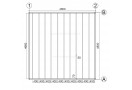 Sodo namelis FARO 5x5m (25m²), 44mm