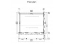 Sodo namelis Malta 5x5.12m (25m²), 44mm 