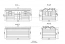 *ČERPĖS DOVANŲ!* Sodo namelis NIDA plus 5x3m (15m²), 44mm