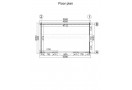 *ČERPĖS DOVANŲ!* Medinis namelis ROME plus 5x3m (15m²), 44mm