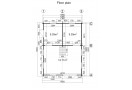  Medinis vasarnamis NOTTINGHAM 4,5x6m (27m²), 44mm