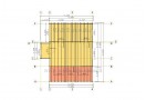 AKCIJA! Medinis vasarnamis AURA 6x8m, 44mm su priestatu