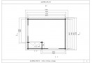 Sodo namelis ALPINA plus 5x4m (20m²), 44mm 