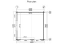 AKCIJA! Sodo namelis FARO 4x4m (16m²), 44mm