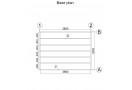 AKCIJA! Sodo namelis SAVONA plus 4x3m (12m²), 44mm