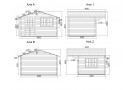 AKCIJA! Sodo namelis SAVONA plus 4x3m (12m²), 44mm